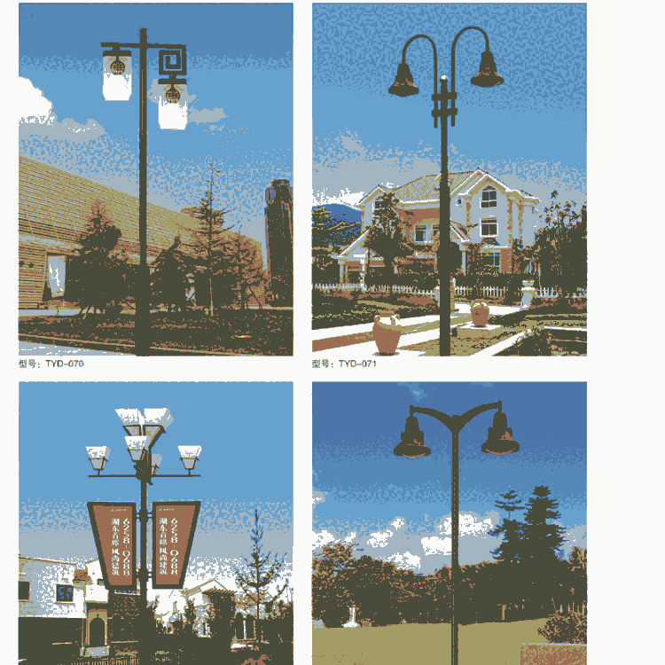 4米鋰電池LED光源太陽能一體燈款式新穎質(zhì)量合格