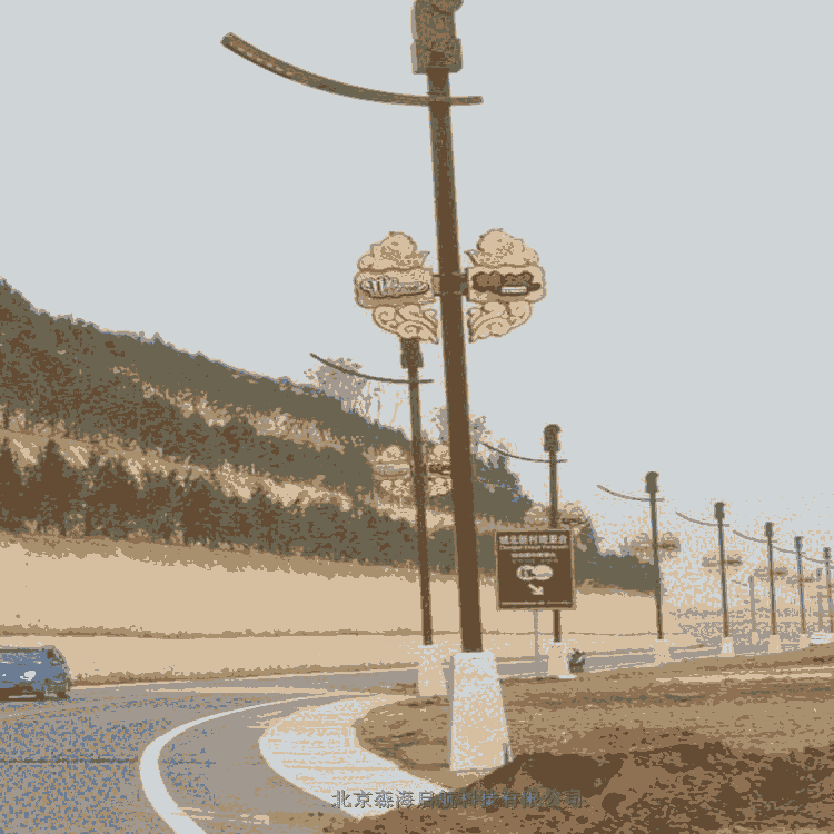 4米庭院用太陽能路燈可定制量大從優(yōu)