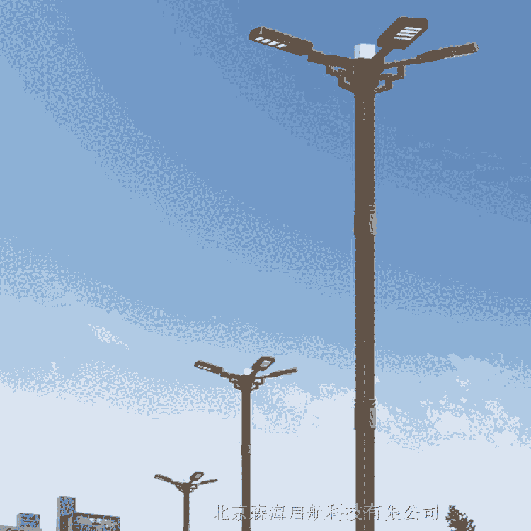 供貨7米路燈 太陽(yáng)能路燈 森海啟航戶外燈具  